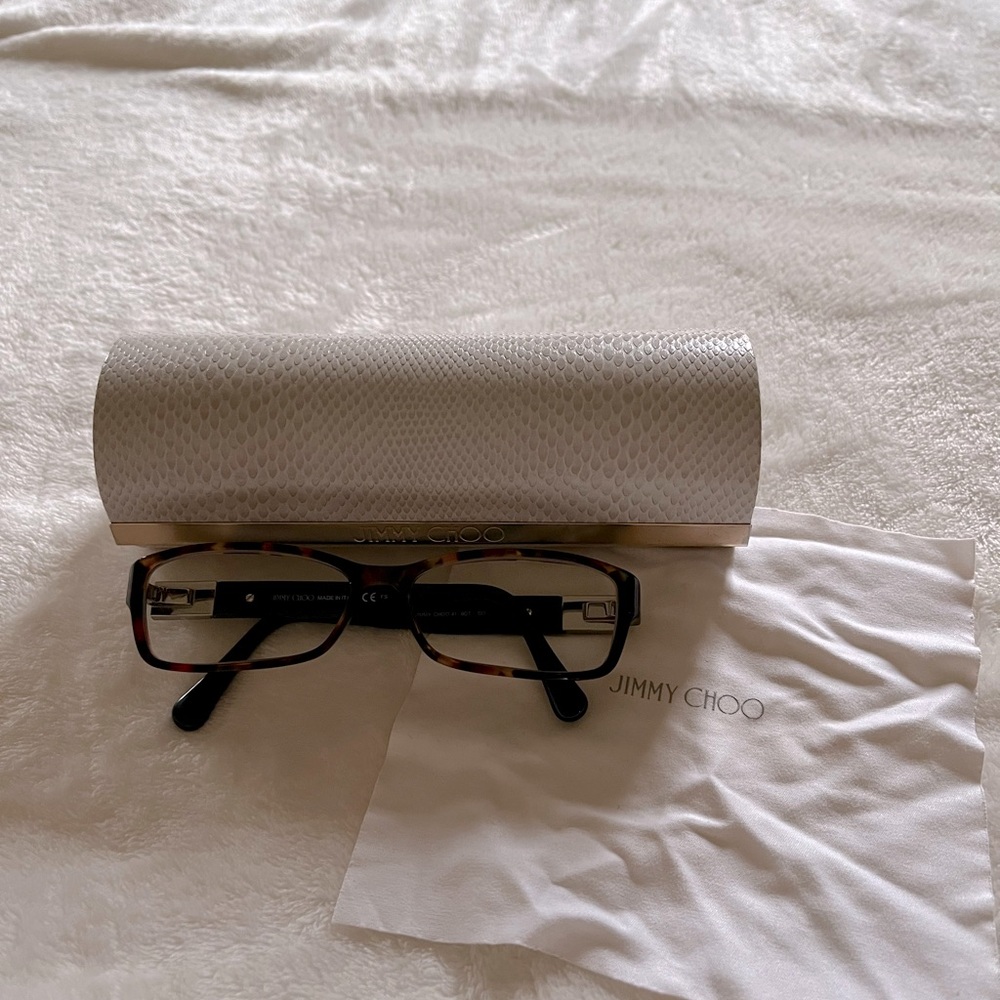 Jimmy Choo eyeglasses with case